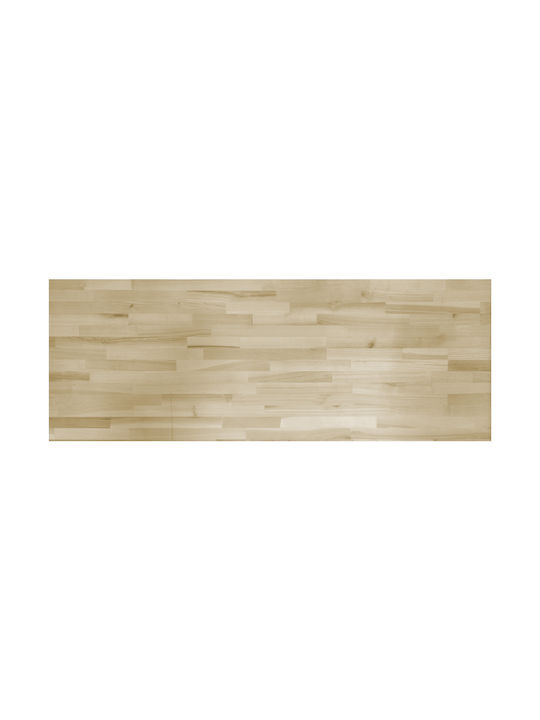 Kazantzidis Square Office Desk Surface Made of Solid Wood Light-Coloured 140x55cm UAASHFJLP38X550X1400