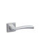 Convex WC Lever With Rosette Pair Matte Chrome 1145RAF5S24S24