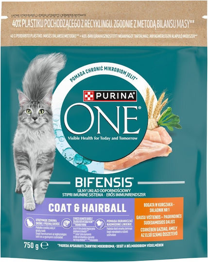 Dry Cat Food for Adult Cats with Chicken 0.75kg