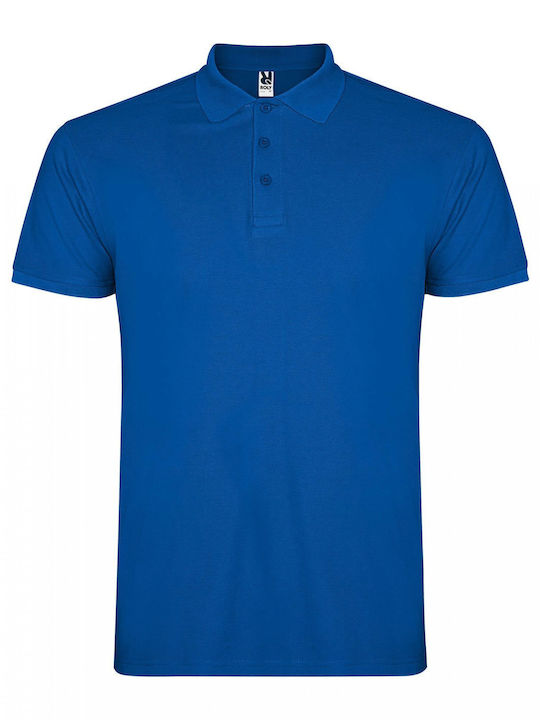 Roly Star Polo Μπλούζα Κοντομάνικη Royal Blue