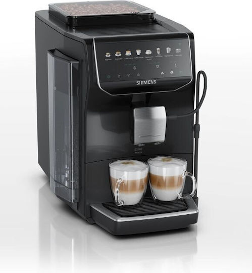 Eq500 iAroma Αυτόματη Μηχανή Espresso 1500W Πίεσης 15bar για Cappuccino με Μύλο Άλεσης Μαύρη TP553E07
