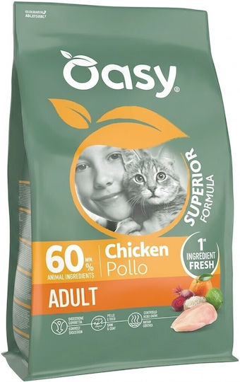 Oasy Dry Cat Food for Adult Cats with Chicken 1.5kg