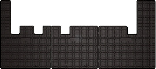 Covorașe Auto Din Cauciuc Ford Turneo Custom I Rândul 2 2012-2023 Negre Fixate