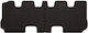 Rubber Car Mats Hyundai Santafe Iii 3rd Row 2012-2018 Black Fitted