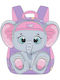 Must Team Little Elephant Ghiozdan Școlar de Spate pentru Grădiniță cu Husă pentru Sticlă de Apă Gri 8lt 24 x 10 x 33εκ