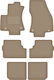 Velour Car Mats Opel Zafira A Minivan 7 Seats 1999-2005 Beige