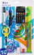 Kinder Schreibwaren-Set mit Bleistift, Spitzer, Radiergummi, Rechner und Lineal