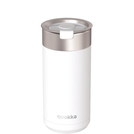 Quokka Thermos Bottle Stainless Steel 400ml White