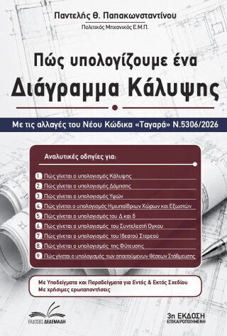 Πώς Υπολογίζουμε Ένα Διάγραμμα Κάλυψης – Ν. 5306/2026 | 3η Έκδοση