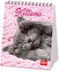 Legami Milano Kittens Jährliches Schreibtisch Tagebuch 2027 4,5x12cm