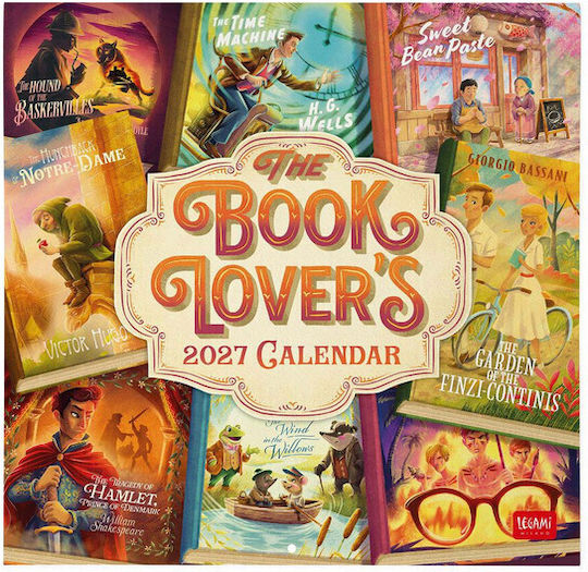 Legami Milano Годишен стенен дневник Book Lover's 2027 29x30 см