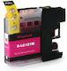 Cerneală Compatibilă Pentru Imprimantă InkJet Brother Lc-121m Magenta 1 Bucată