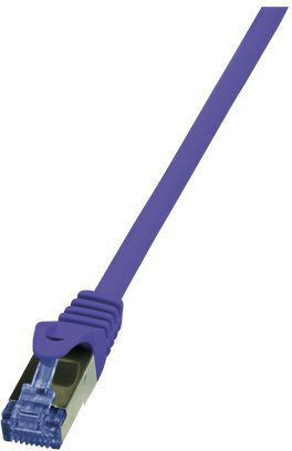 LogiLink S/FTP Cat.6a (Gigabit) Καλώδιο Δικτύου Ethernet 0.5m Μωβ