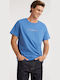 HER LOG T-shirt Μπλε