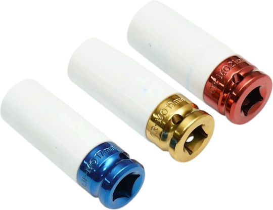 Breckner Long Sockets With 1/2" Frame Host Set 3 Pieces