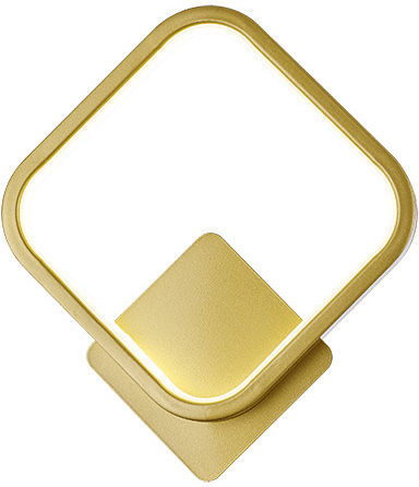 Atman Wandleuchte Mit Integrierter LED Und Schalter Gold