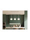 Globo Lighting Κρεμαστό Φωτιστικό Μπεζ
