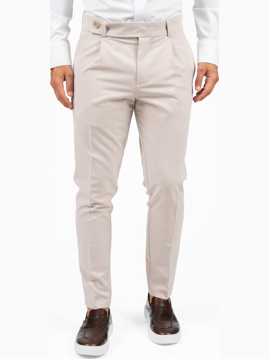 Pantaloni barbati Bej Deschis