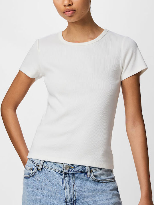Pieces Damen T-shirt Weiß