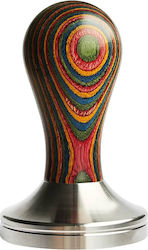 Feggrini Tamper with Flat Surface 58.5mm in Brown Colour