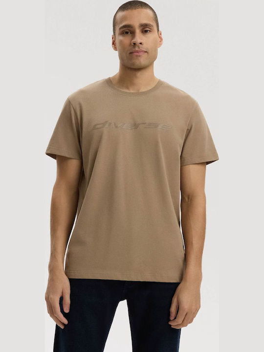 Diverse CORE LOGO 261A Tricou Cu Mânecă Scurtă Bej