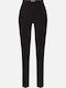 Γυναικείο Κρεπ Παντελόνι σε Slim Εφαρμογή Black