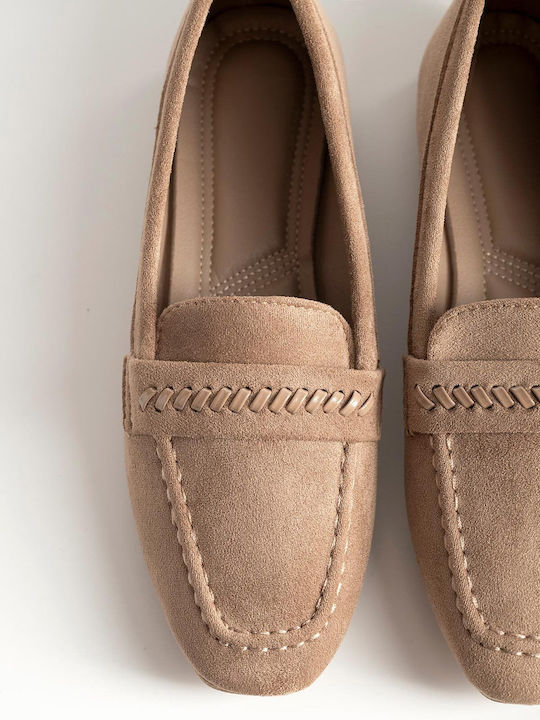Bozikis Mocasini dama Loafers în Culoare Maro
