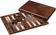 Philos Games Wooden Backgammon with Pawns 49x60cm