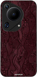 Sonique Diva Series Huawei Pura 70 Ultra Burgundy Lace Case