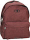 Gim No Fear Schulranzen Rucksack Burgundisch 33 x 19 x 42cm