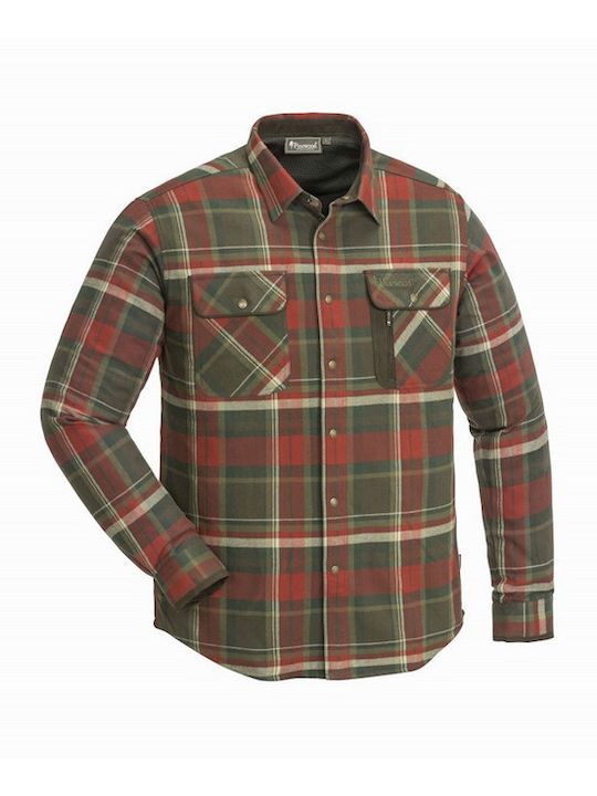 Short Sleeve Cotton Shirt D. Cooper Suede Brown