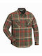 Short Sleeve Cotton Shirt D. Cooper Suede Brown