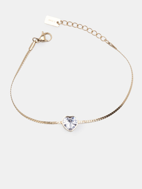 Luigi Damentraegerarmband mit Herz-Design