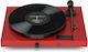 Pro-Ject Audio Jukebox E Pick-Up cu Transmisie cu Curea și Difuzoare Încorporate + Ortofon OM5e Red High Gloss
