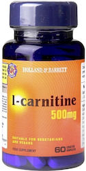 Holland & Barrett L-Carnitine с Карнитин 500mg и Вкус Energy 60 Таблетки Holland & Barrett L-Carnitine с Карнитин 500mg и Вкус Energy 60 Таблетки