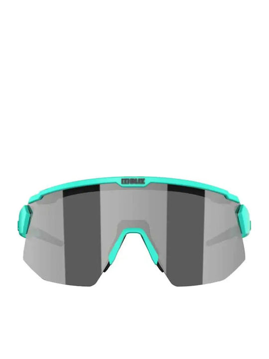 Bliz Unisex Sonnenbrillen mit Silbernem Rahmen und Silbernem Spiegelglas