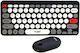 KLGO JP-3 Kabelloses Gaming-Tastatur- und Maus-Set mit RGB-Beleuchtung und englischer Tastatursprache UK