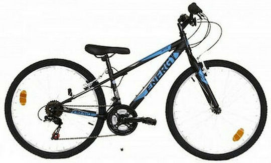 Energy Thunder 26" 2022 Schwarzes Mountainbike mit Geschwindigkeiten