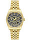 Breeze Women's Watch 36mm Battery Powered with Gold Steel Bracelet