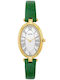 Breeze Women's Watch 22mm Battery With Green Steel Bracelet