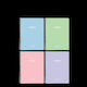 Metron Σπιράλ Τετράδιο Ριγέ Α4 90 Φύλλων 3 Θεμάτων Pastel
