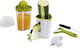 2-in-1 Storcător de Fructe Clasic din Plastic în Culoare Verde