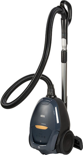 AEG EcoLine / VX8 Vacuum Cleaner 600W Bagged 3.5lt Denim Blue