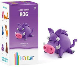 Hey Clay Wild Boar Παιδικός Πηλός Σετ Μωβ