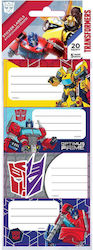 Must Team Transformers Notebook Etiketten 20Stücke Must Team Transformers Notebook Etiketten 20Stücke
