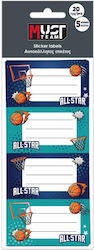 Must Team Basketball Notebook Etiketten 4 Stück Must Team Basketball Notebook Etiketten 4 Stück