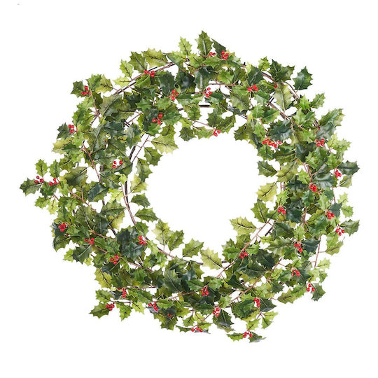MSA Coronită De Crăciun Decorativă Cu Diametru 55 Cm Verde