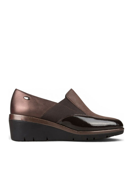 Mocasini Dama Din Piele Maro