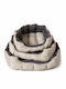 Set Of Grey Dog Bed Poofs 3 Pieces