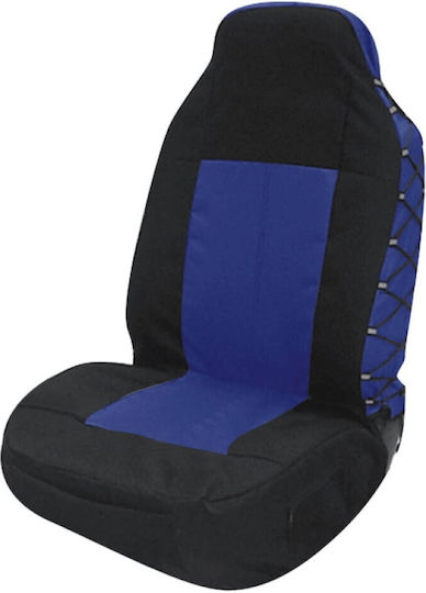 Universal Autositzbezug Eingebautes Kopfstütze Polyester Explorer 1 Stück Wasserdicht Schwarzes Blau